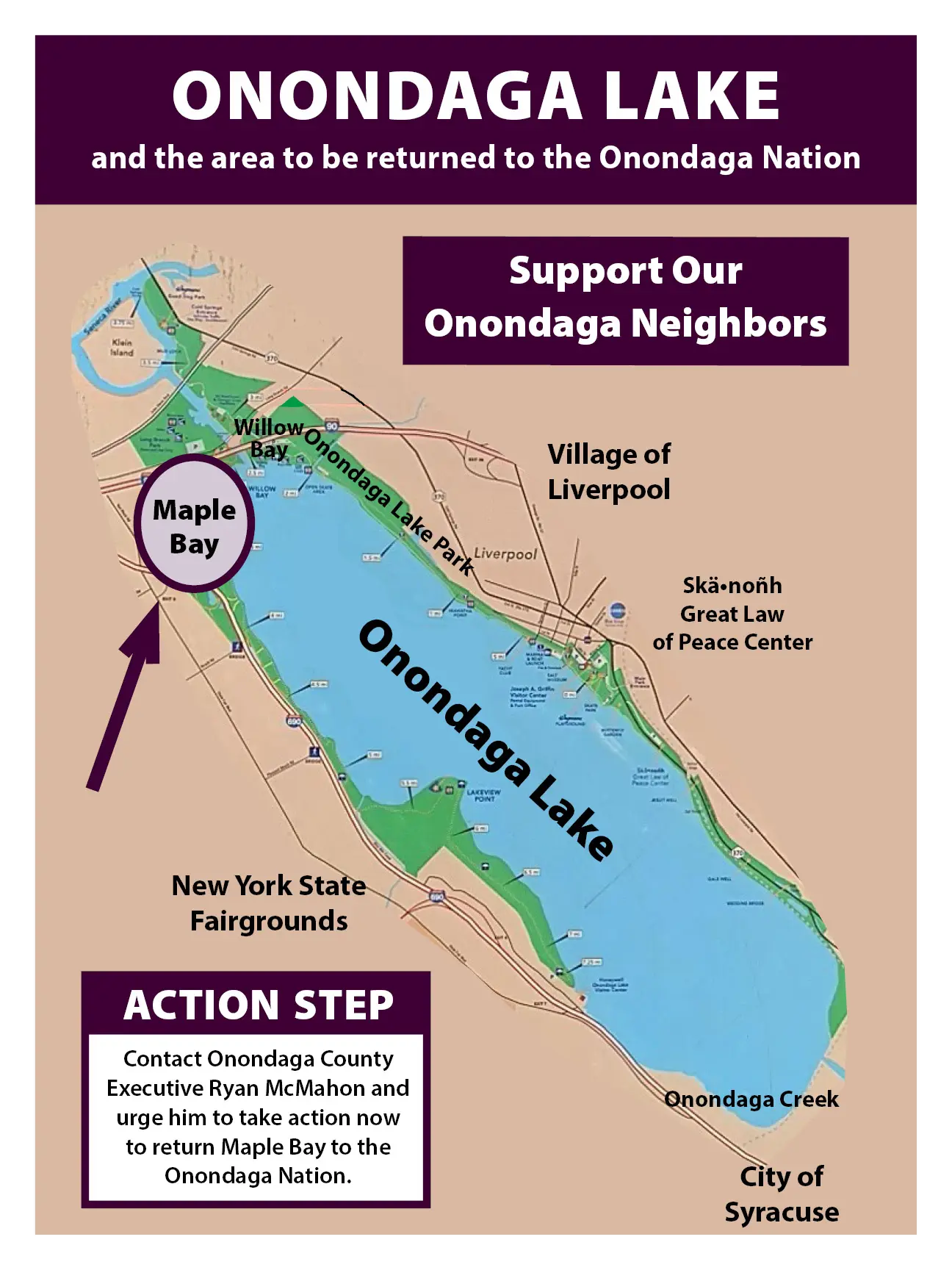 Map of Maple Bay. Taken From NOON website. Used with permission.